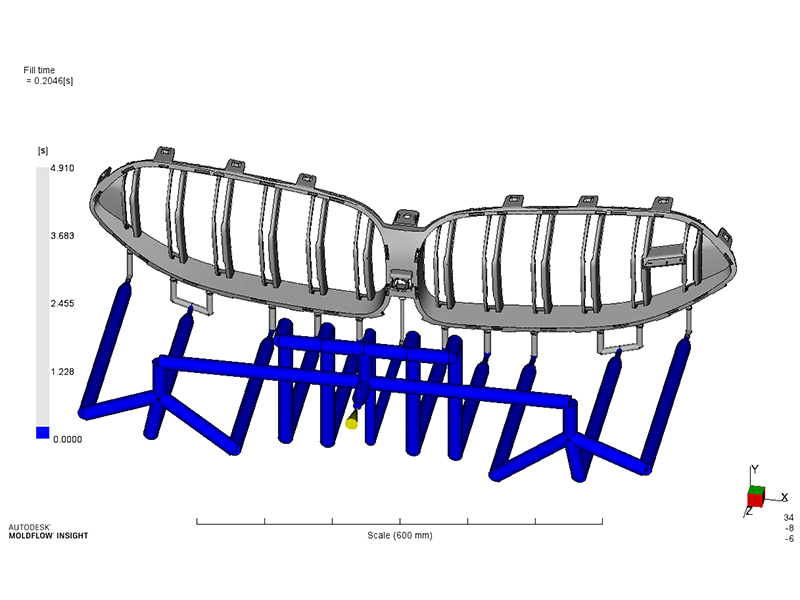 BMW 8 Kidney Grille inner