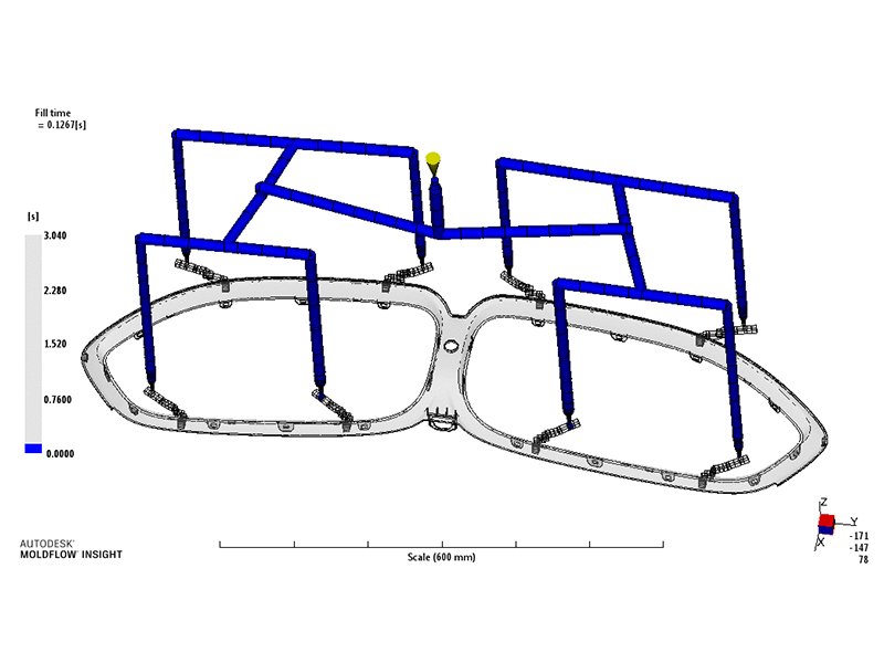 寶馬8系 格栅外圈/BMW 8 Kidney Grille Ring