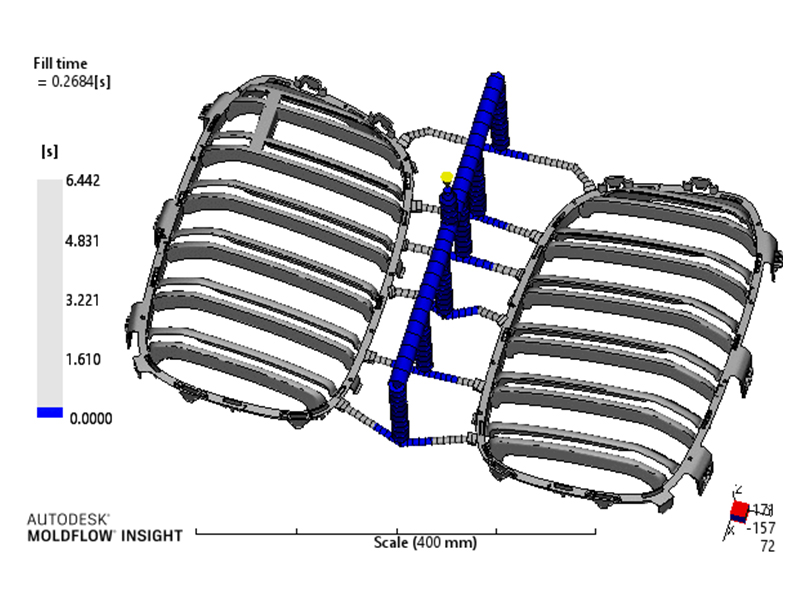 寶馬X3 格栅内圈/BMW X3 Kidney Grille inner